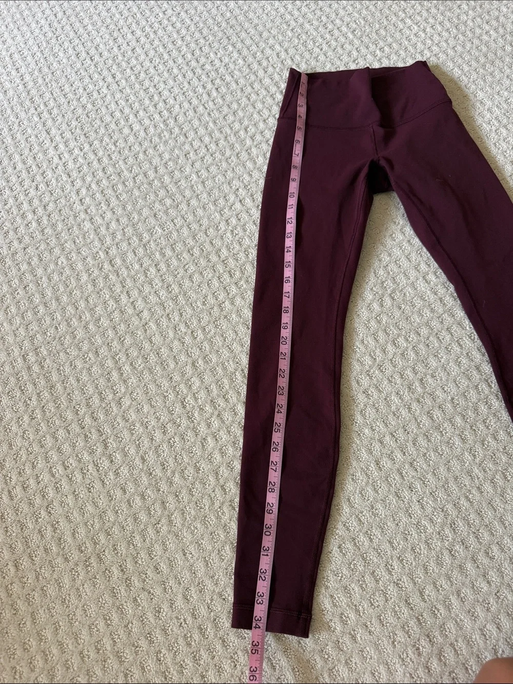 lululemon athletica Deep Plum Performance Leggings- CLOSET CLEAR OUT